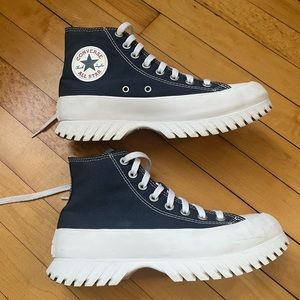 Custom Lugged Platform Converse